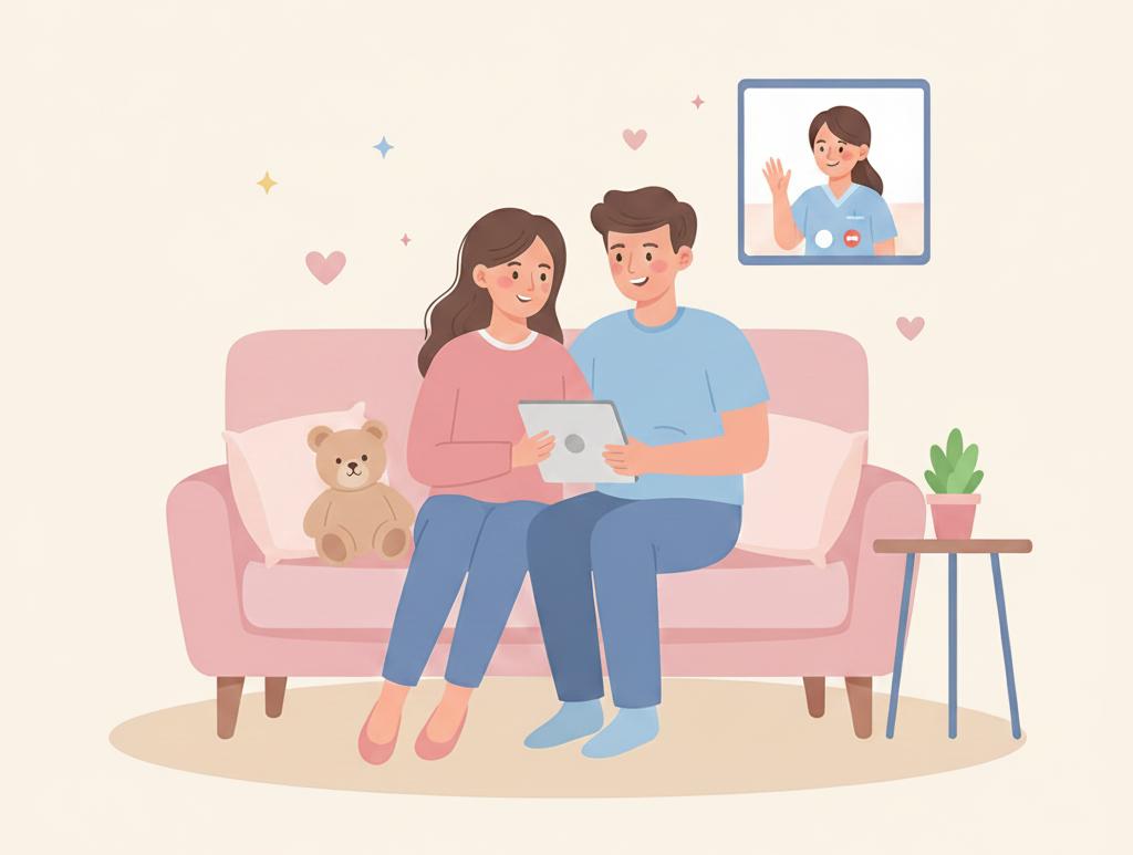 Online konsultacije i stručna podrška za negu i razvoj deteta iz udobnosti doma